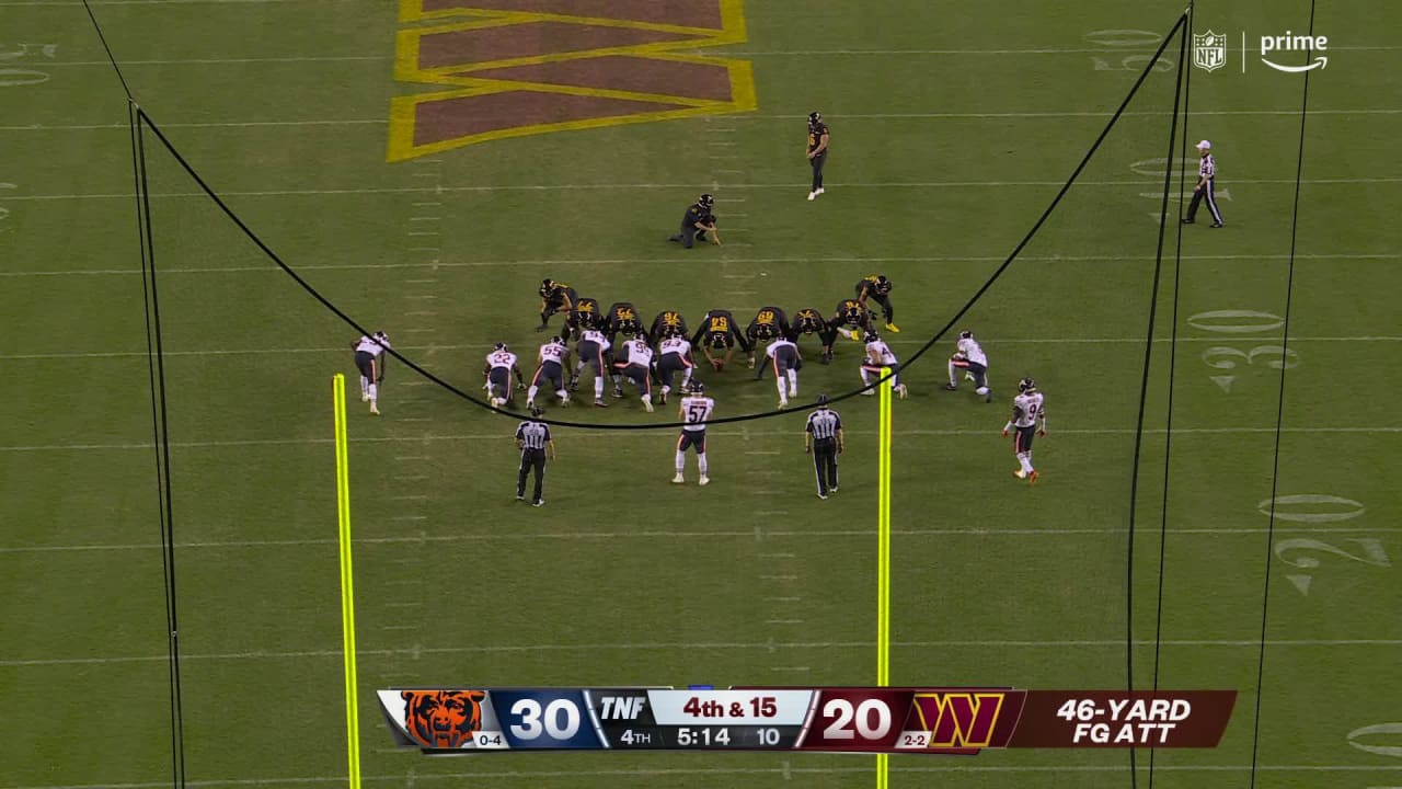 Washington Commanders kicker Joey Slye misses crucial field goal to