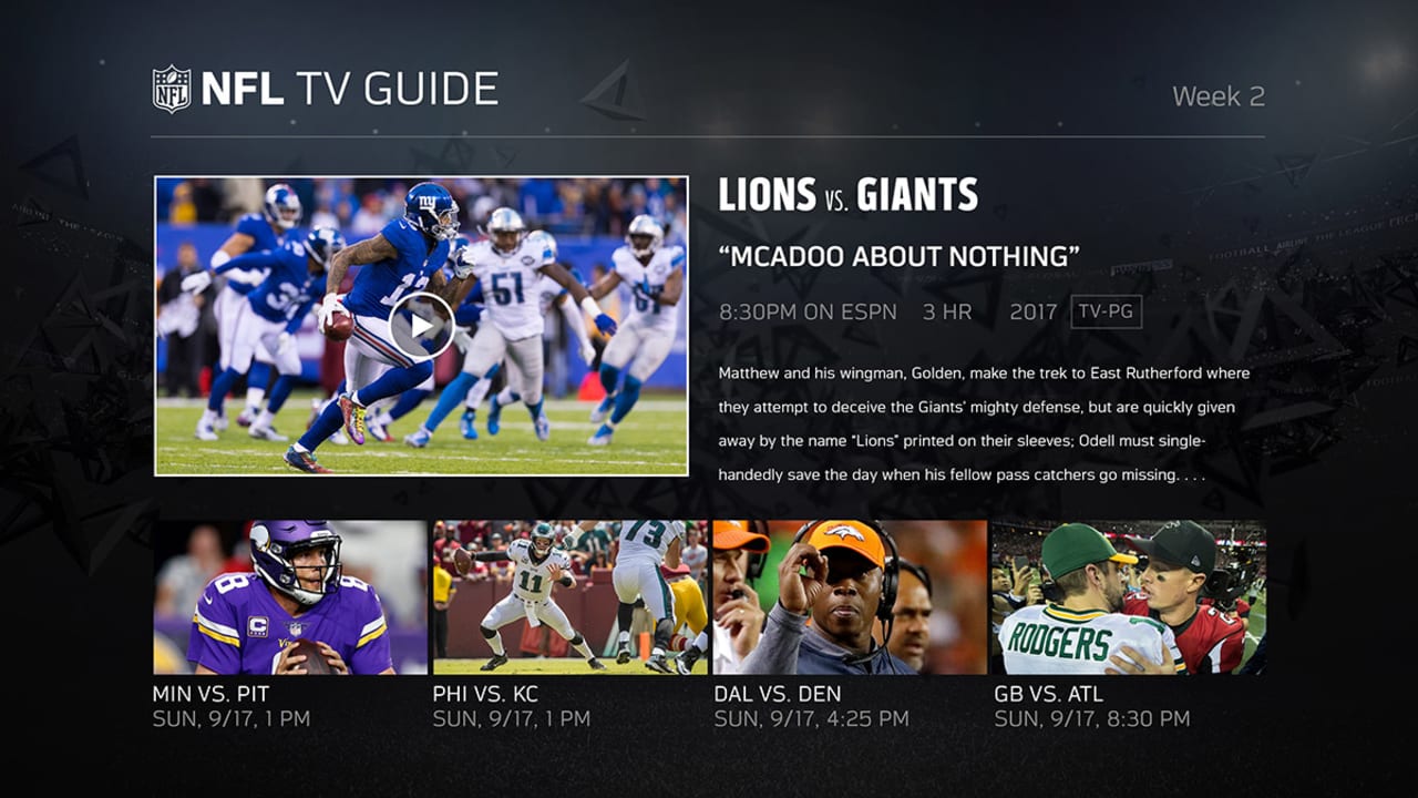 NFL - TV Guide