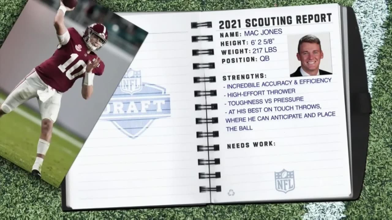 Alabama quarterback Mac Jones 2021 NFL Draft scouting report 'Move