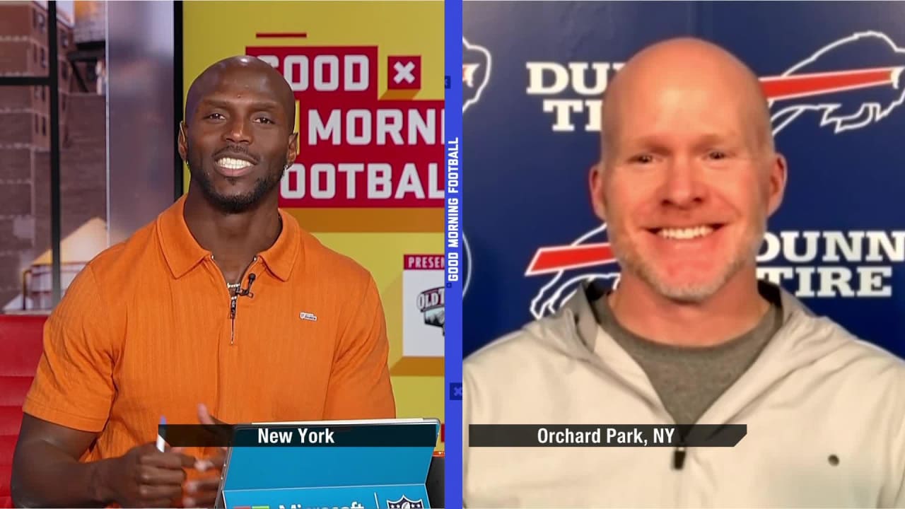 Buffalo Bills Head Coach Sean McDermott Reacts To Clinching Playoff ...