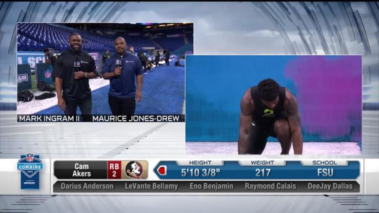 Cam Akers runs official 4.47 second 40-yard dash