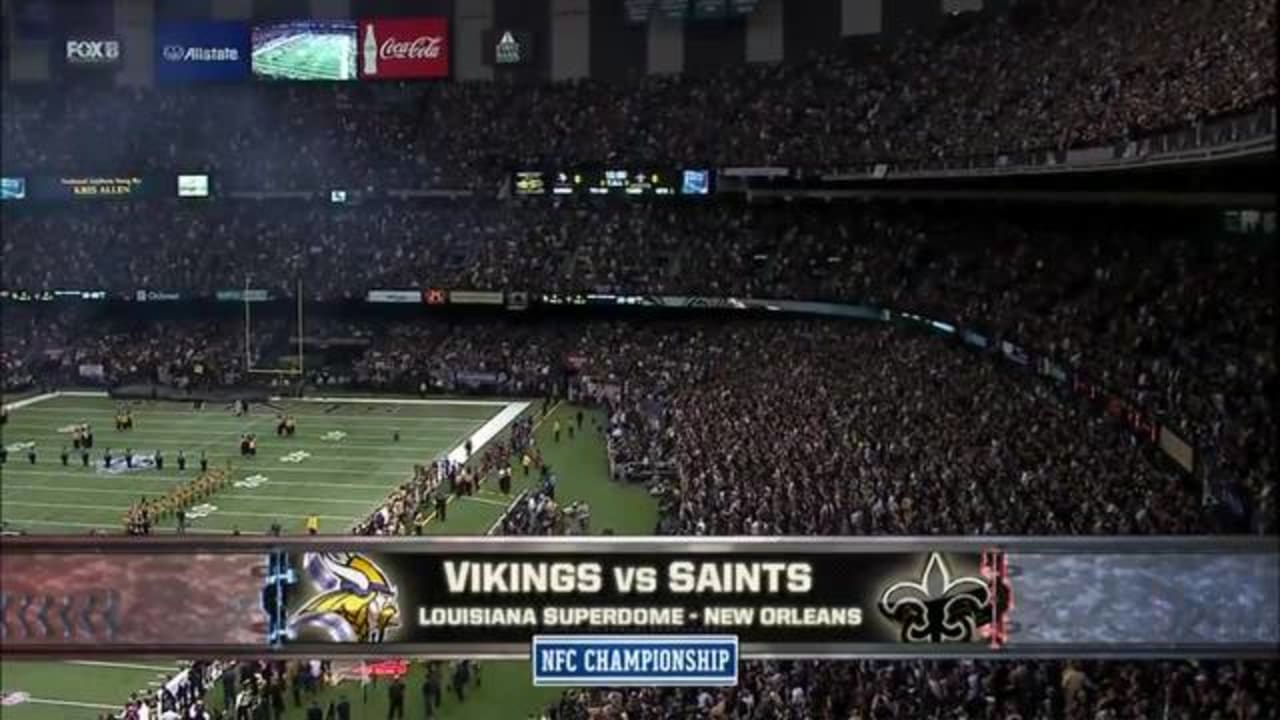 Full NFL Game: 2009 NFC Championship - Vikings vs. Saints