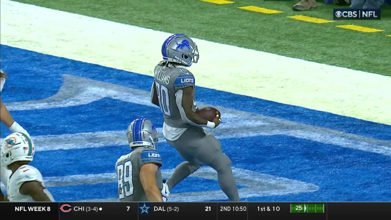 Detroit Lions Running Back Jamaal Williams Dance Moves Deserve Your Attention After 1 Yard Td Run 