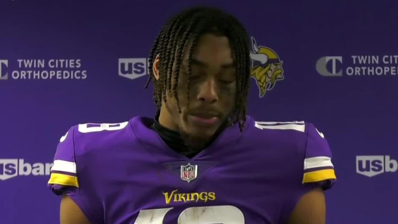 Postgame Interview: Justin Jefferson on state of the Vikings after first  win of season