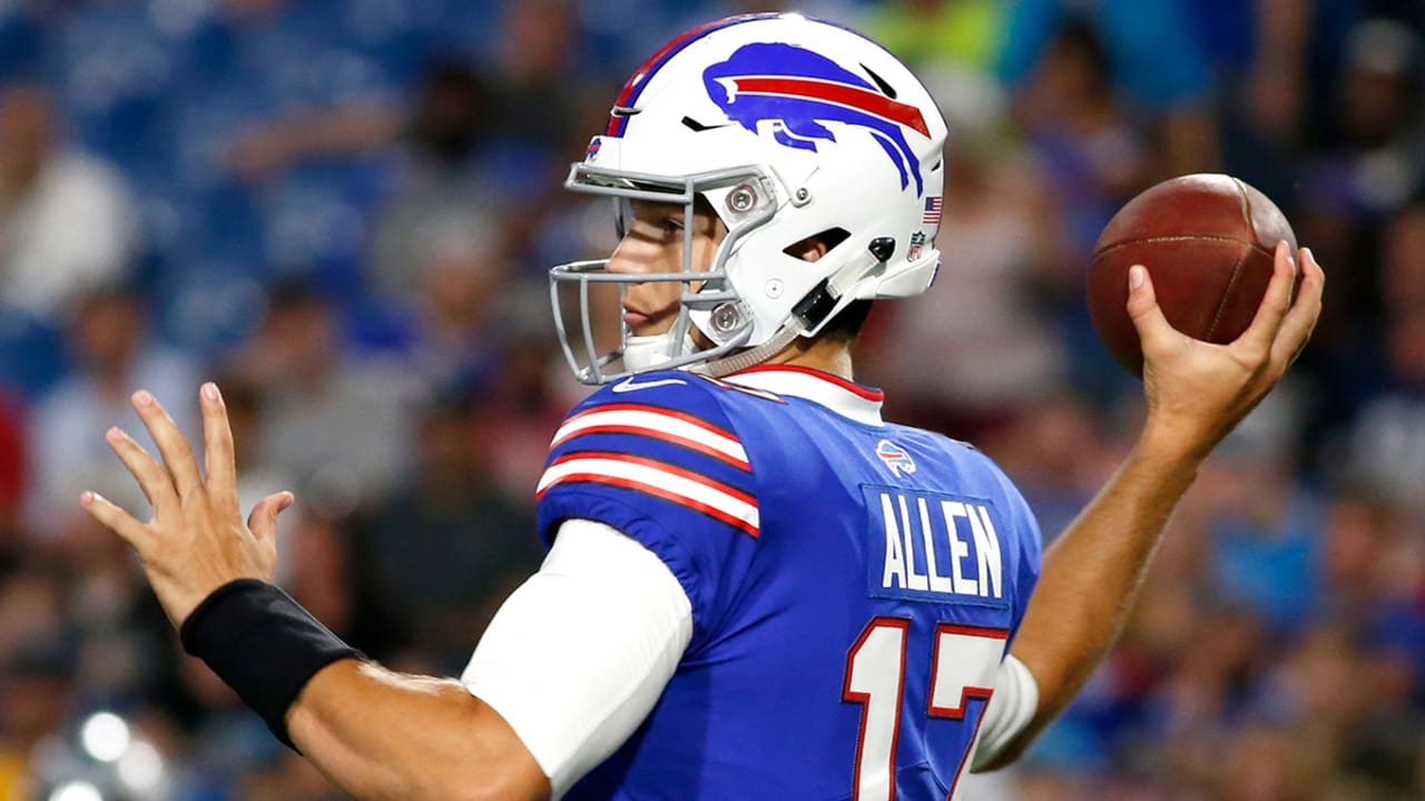 Bills rookie Josh Allen shows off electric arm in debut
