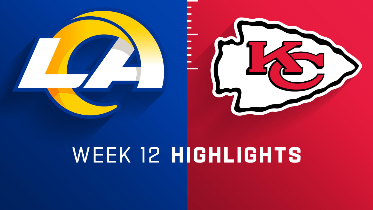 Los Angeles Rams vs. Kansas City Chiefs highlights Week 12