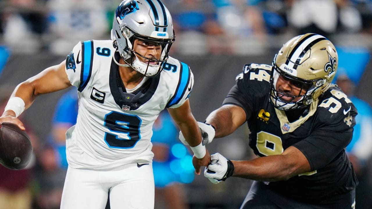 Saints defense extends streak of allowing fewer than 20 points to 10 games  in Monday's win over Panthers