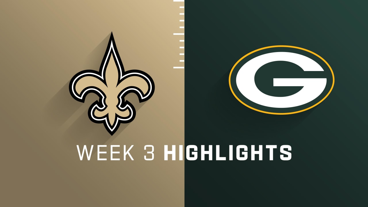 What time is the New Orleans Saints vs. Green Bay Packers game
