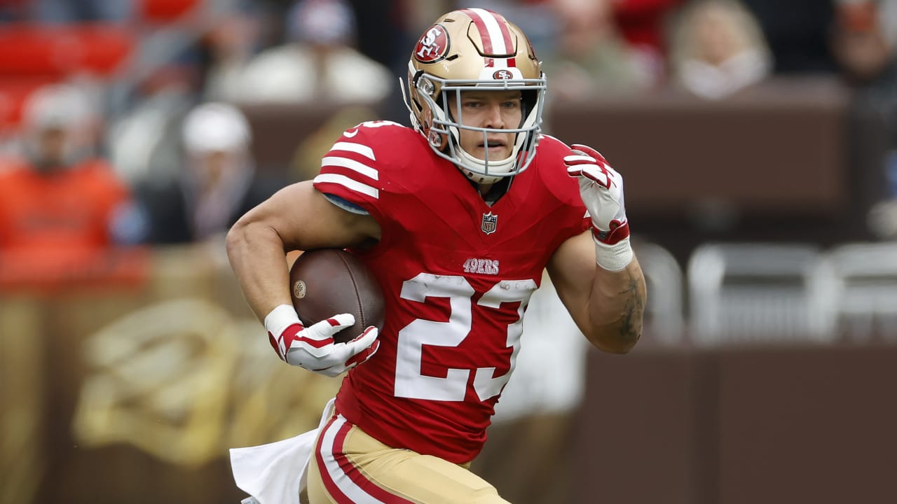 Niners RB Christian McCaffrey officially active Monday night against Vikings&nbsp;