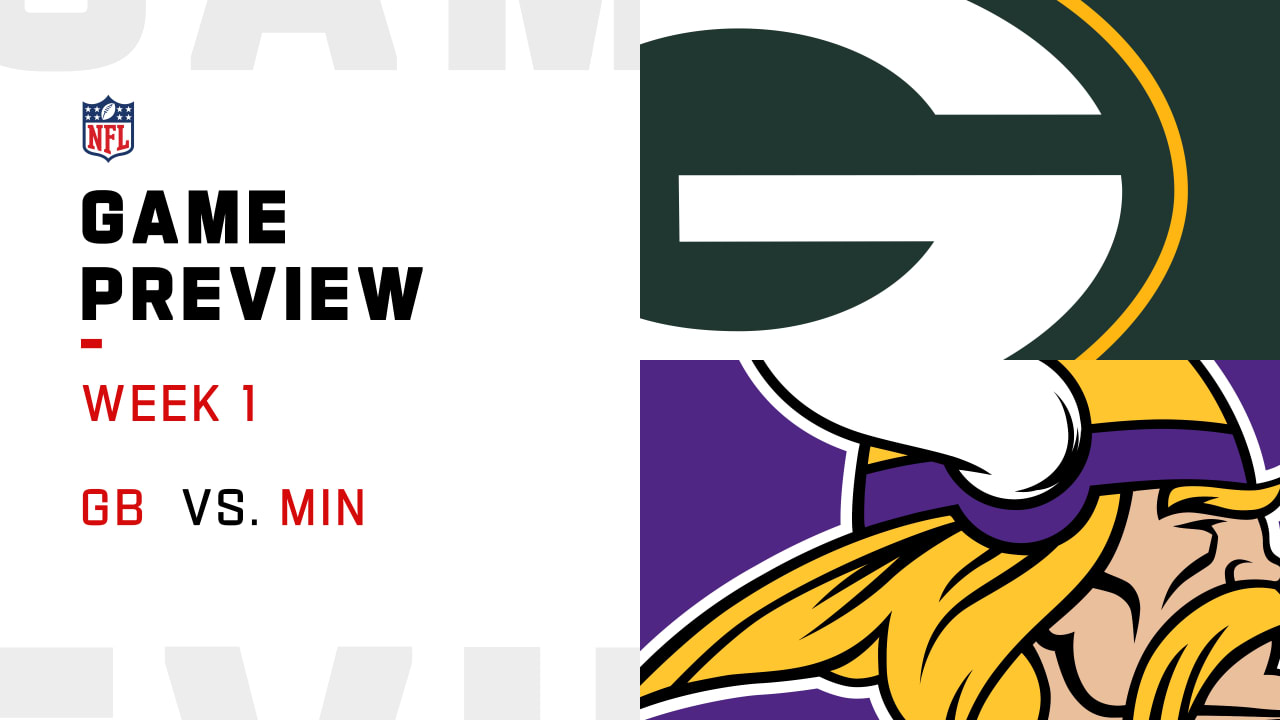 Green Bay Packers vs. Minnesota Vikings Week 1 NFL Game Preview 