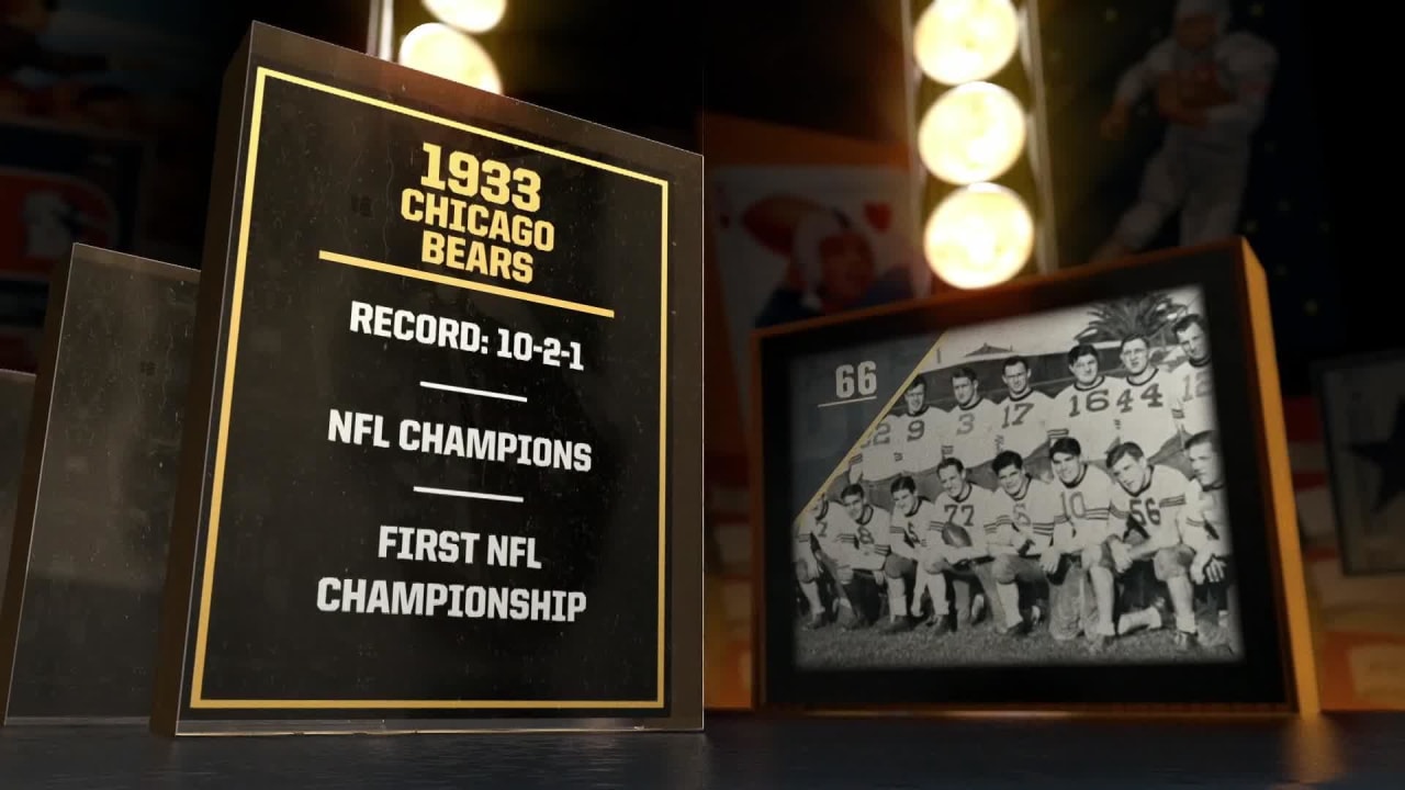 'NFL 100 Greatest' Teams, No. 66 1933 Chicago Bears