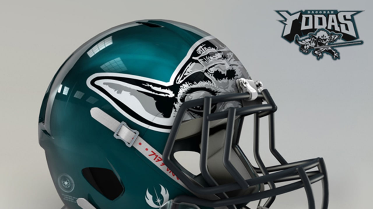 Philadelphia Eagles Crucial Catch Inspired Mini Football Helmet Decals