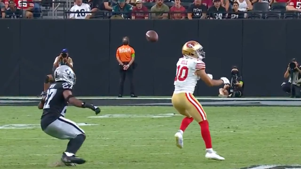 Can'tMiss Play Las Vegas Raiders defensive back Sam b takes an