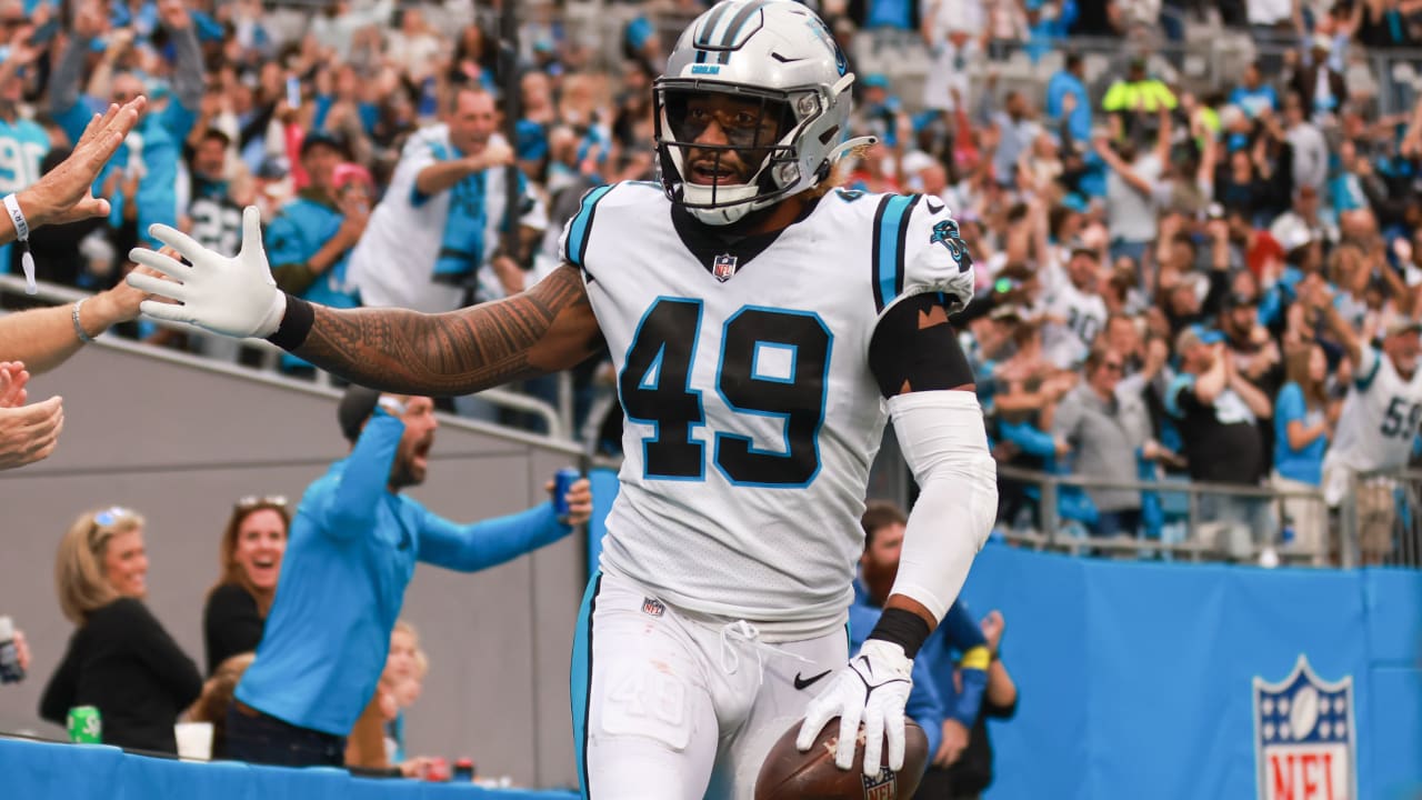 Can t Miss Play Carolina Panthers Linebacker Frankie Luvu s First 