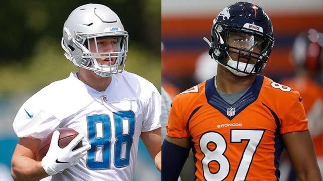 Is Detroit Lions tight end T.J. Hockenson vs. Denver