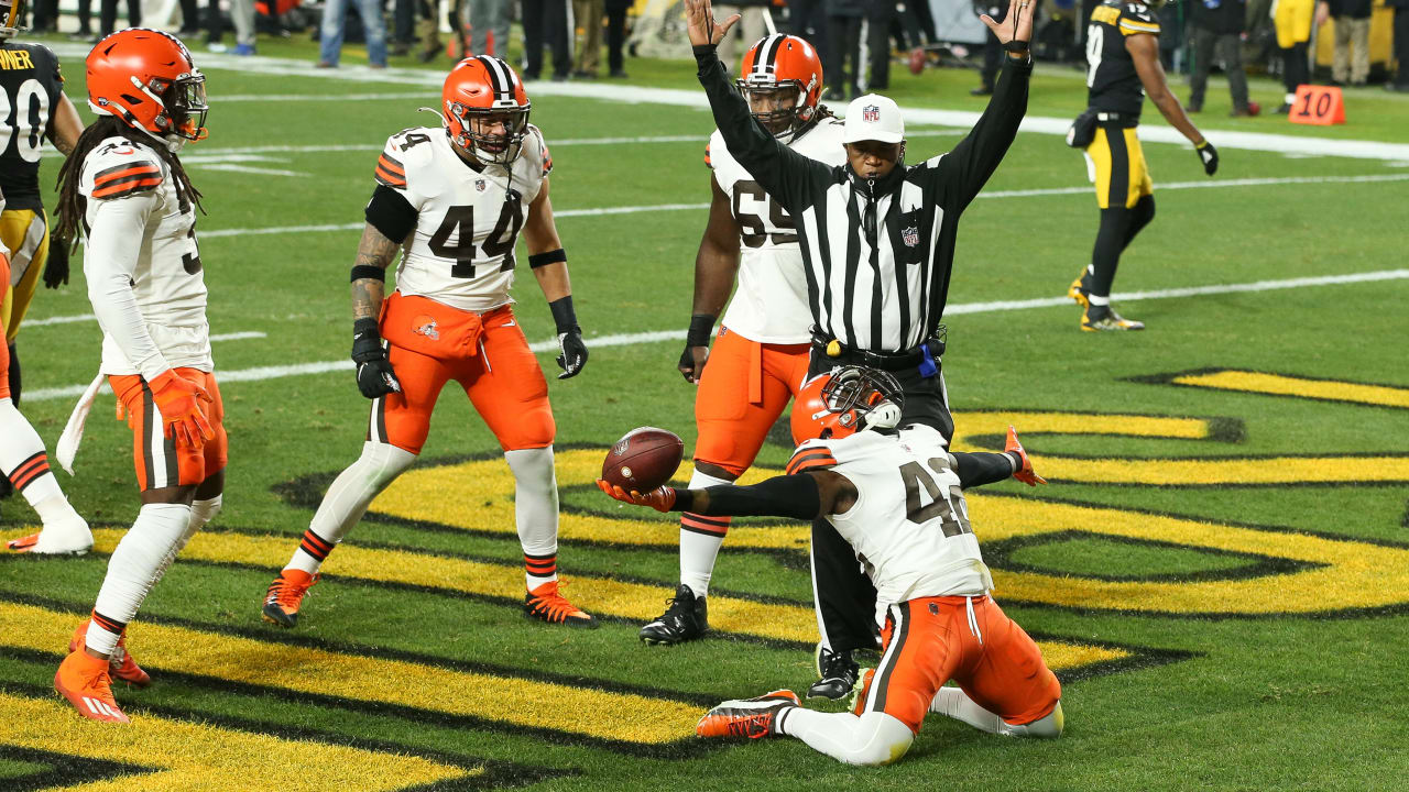 browns steelers playoff game