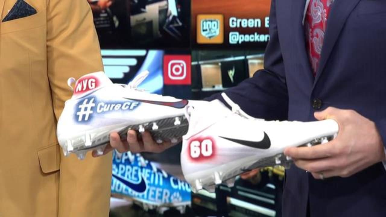 NFL Slimetime hosts Nate Burleson, Young Dylan share their favorite custom  cleats