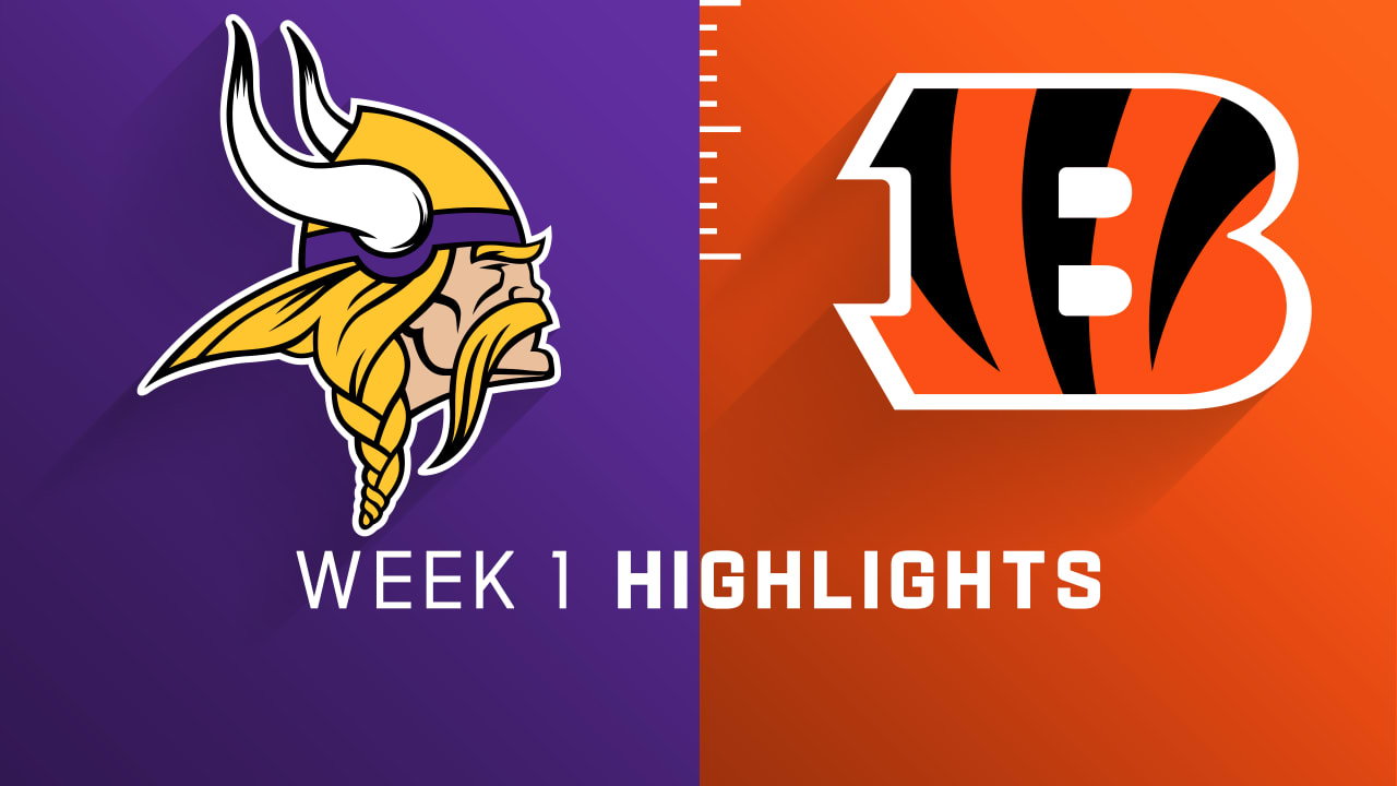 Minnesota Vikings vs. Cincinnati Bengals highlights Week 1