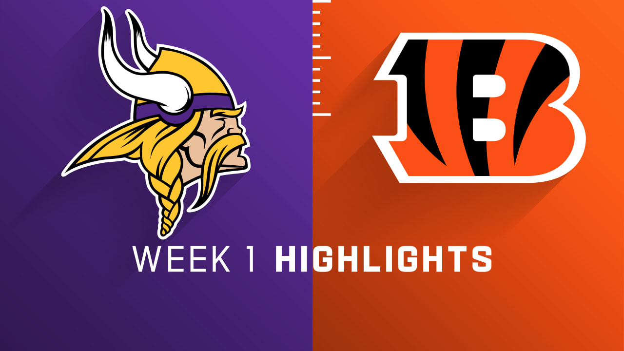 Bengals vs Vikings live score & H2H