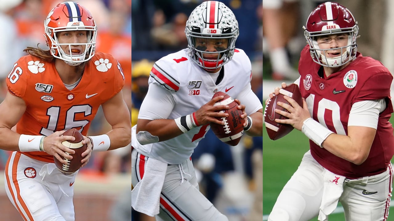 NFL Draft 2021: Zach Wilson or Justin Fields to Texans after Jets-Deshaun  Watson deal? Patriots trade up for QB? DeVonta Smith falls? 1st-round mock  