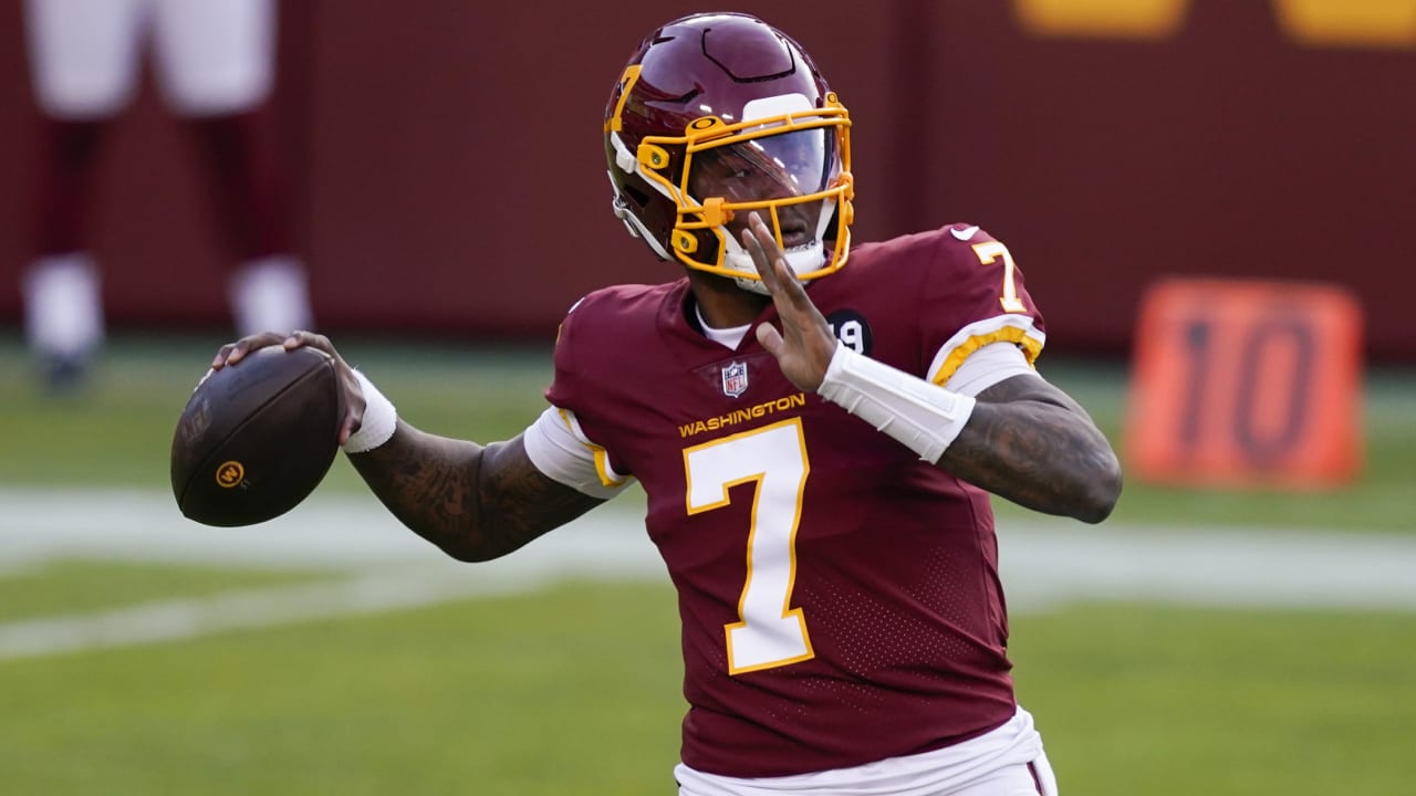 Washington Redskins Dwayne Haskins at Ravens playoff game