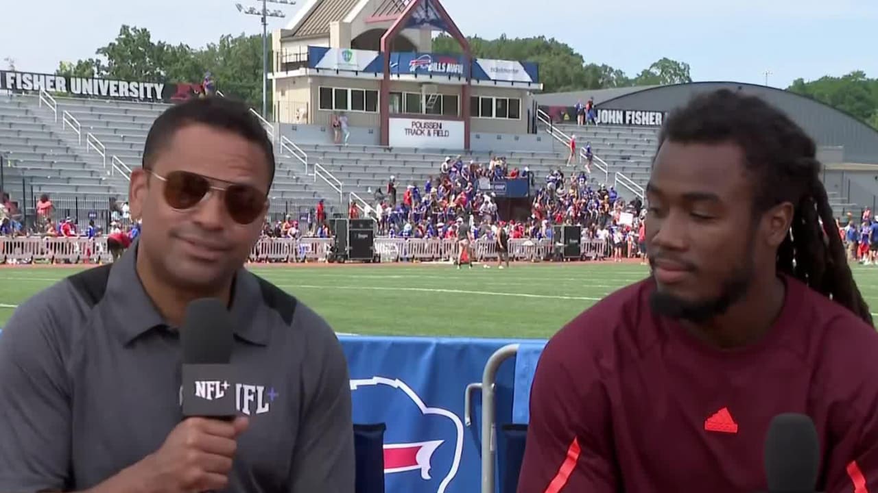 Inside Training Camp Live  James Cook talks heightened expectations as  Bills' new RB1