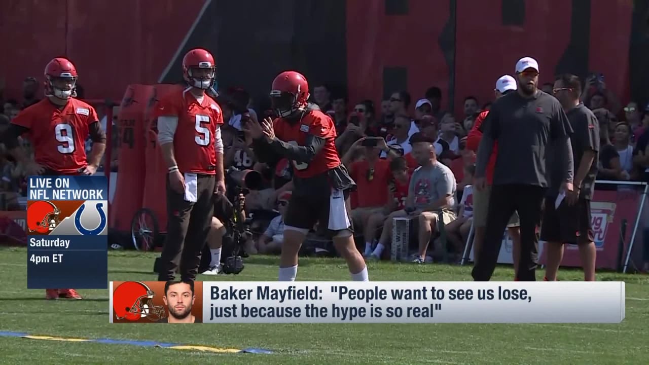 Browns QB Mayfield: 'People want to see us lose'