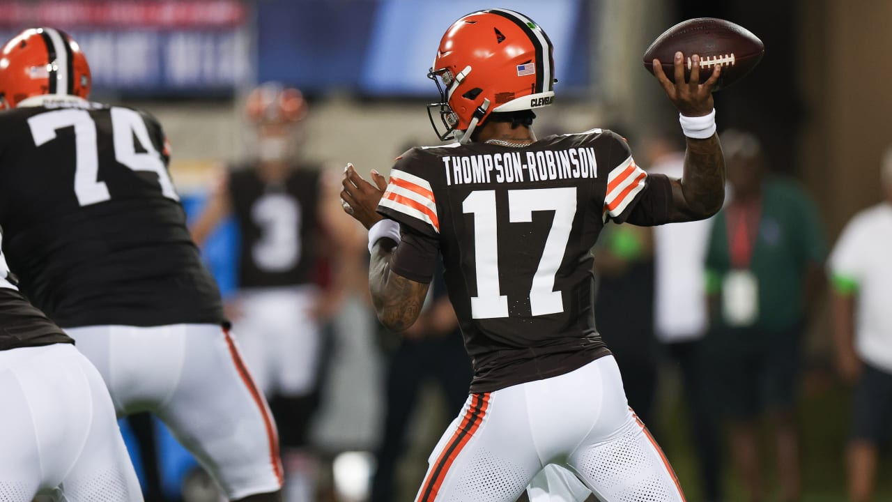 Dorian Thompson-Robinson has become the rookie QB to watch after breaking  out for the Browns 