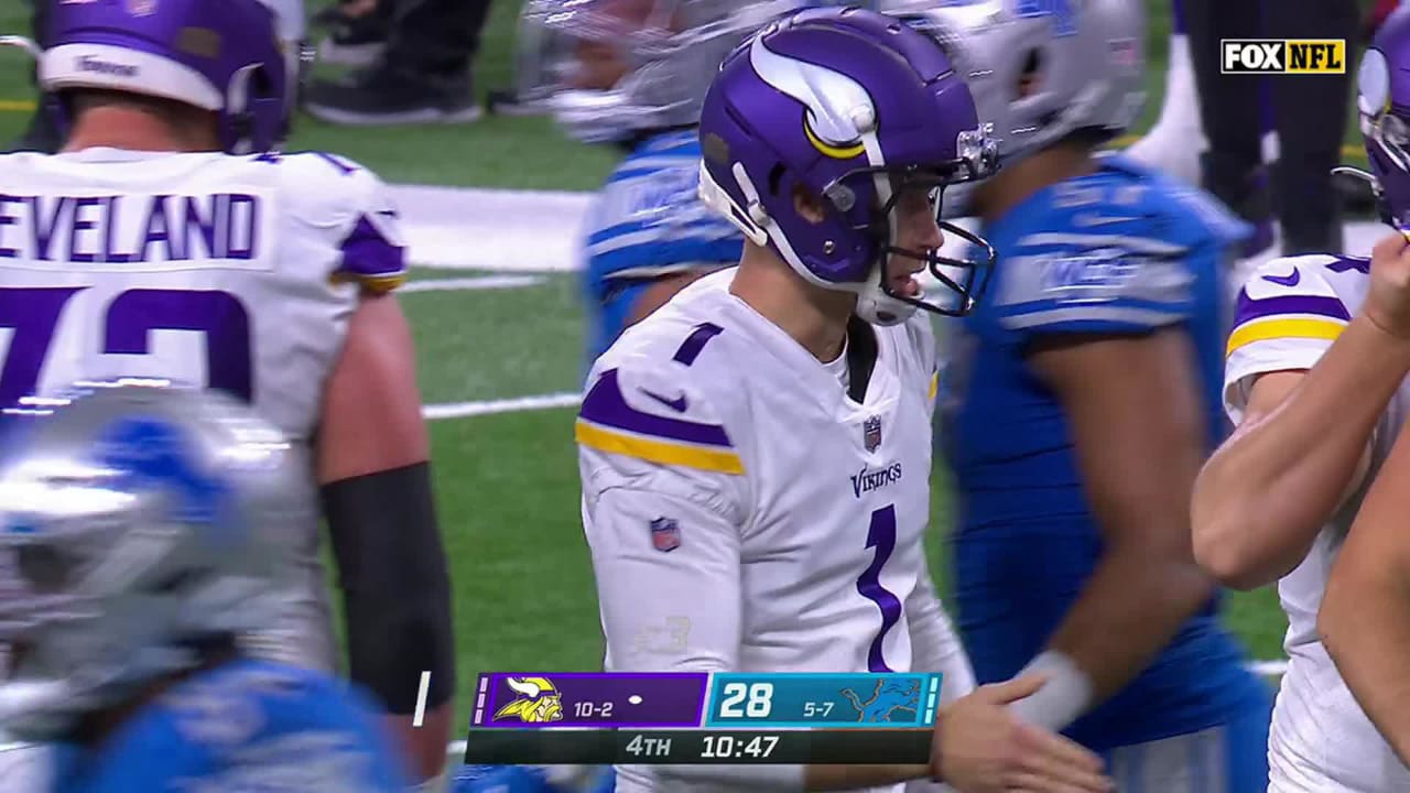 Kicker Greg Joseph's 41yard field goal trims Minnesota Vikings