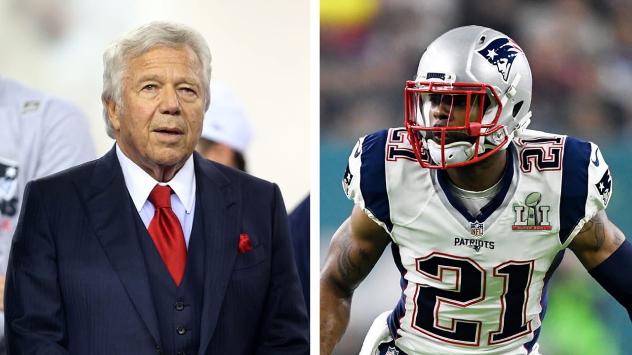 Malcolm Butler, Stephon Gilmore giving Bill Belichick the