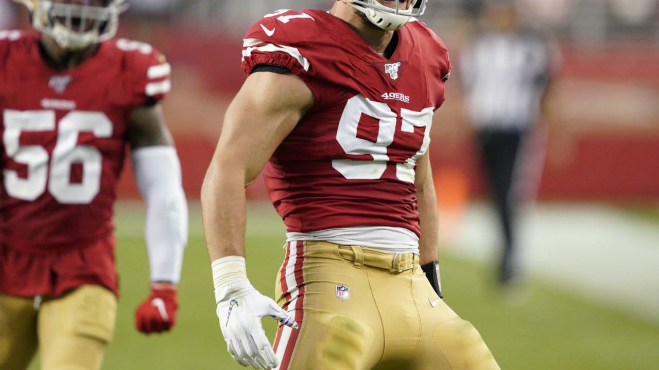 nick bosa on field jersey