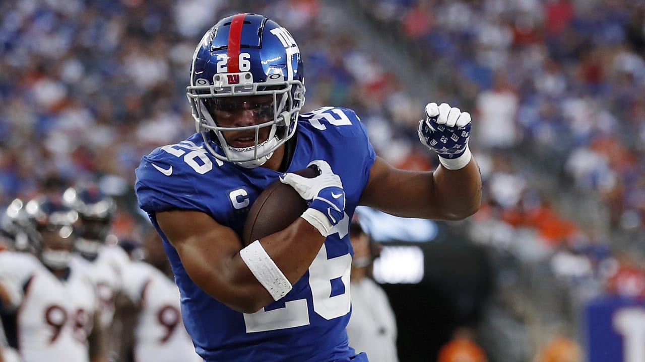 Giants' Saquon Barkley says shoulder injury 'won't stop me'