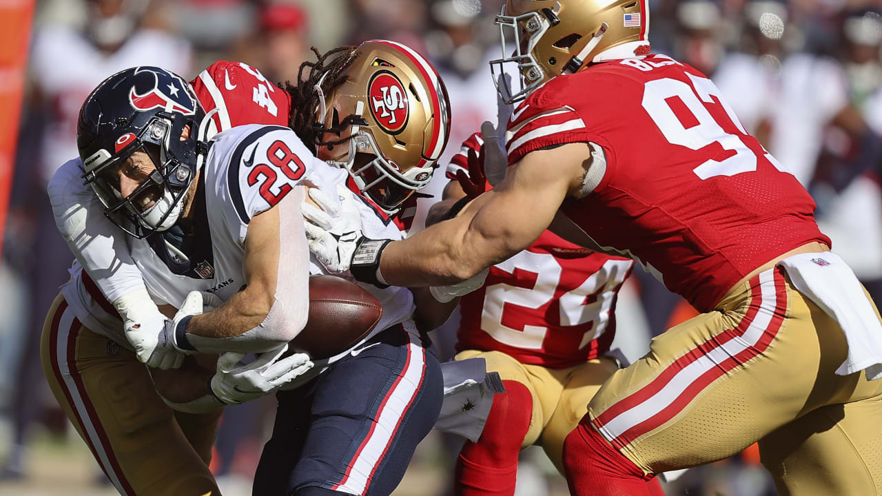 San Francisco 49ers' top plays vs. Houston Texans