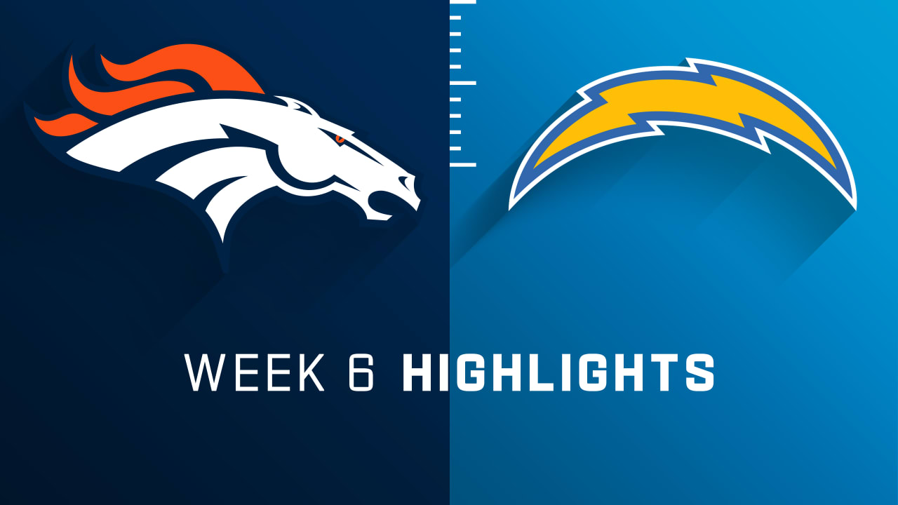 What time is the NFL game tonight? TV schedule, channel for Broncos vs.  Chargers in Week 6
