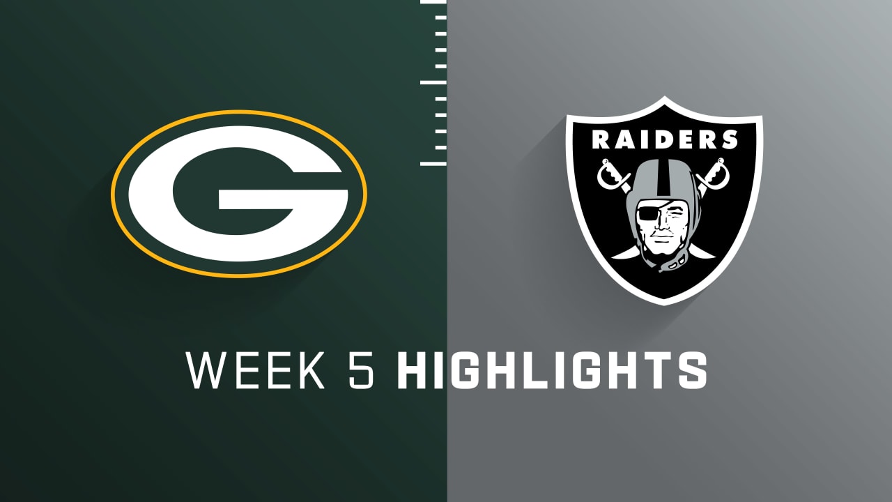 Green Bay Packers vs. Las Vegas Raiders highlights Week 5