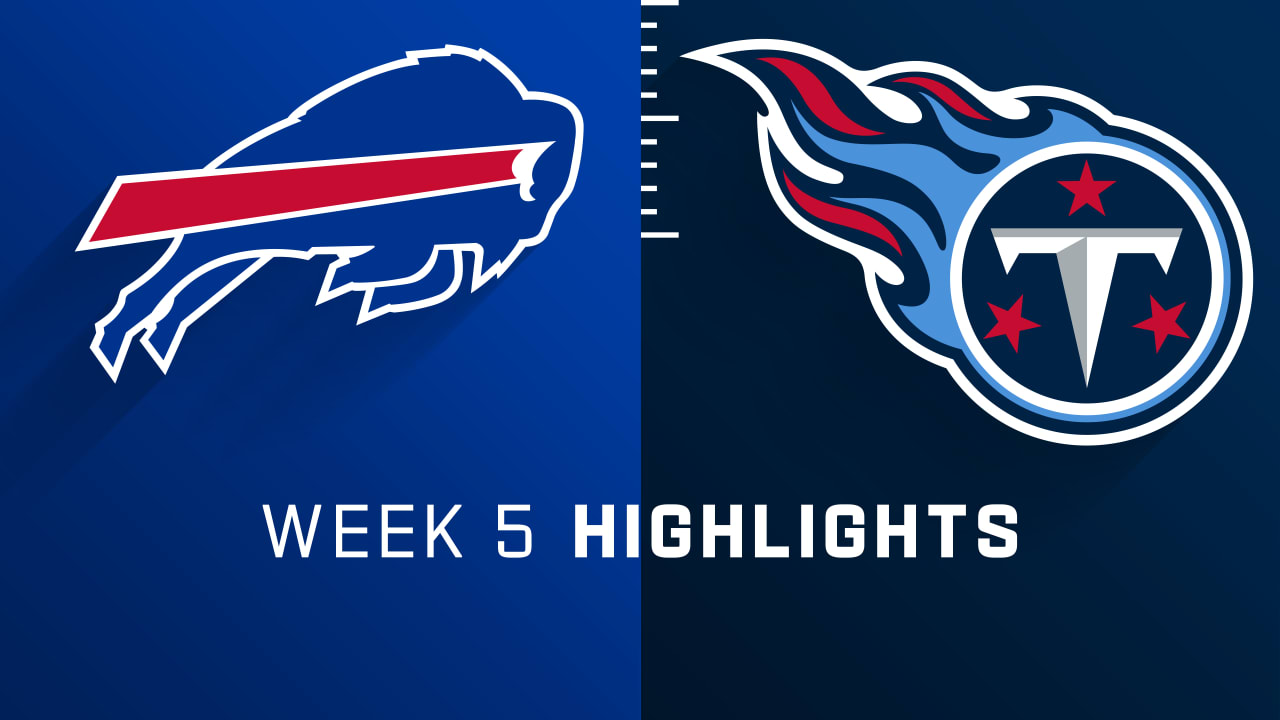 Buffalo Bills vs. Tennessee Titans highlights  Week 5