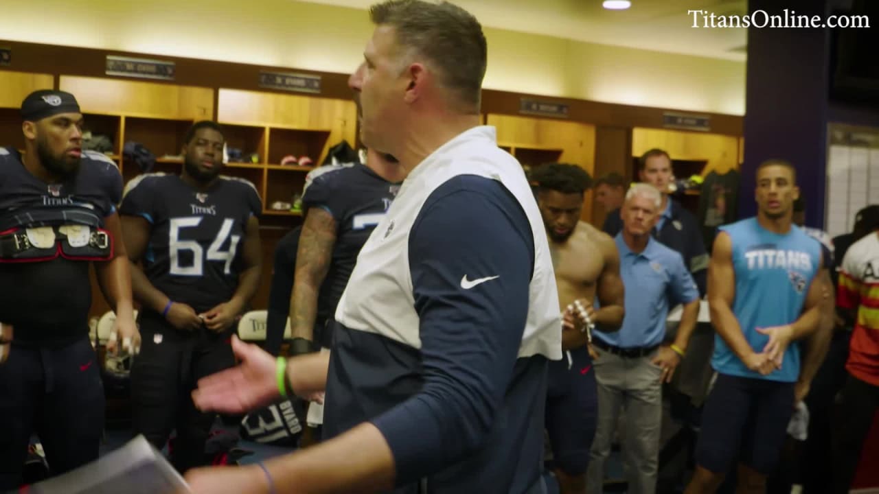 Mike Vrabel congratulates Titans after close win over the Bucs