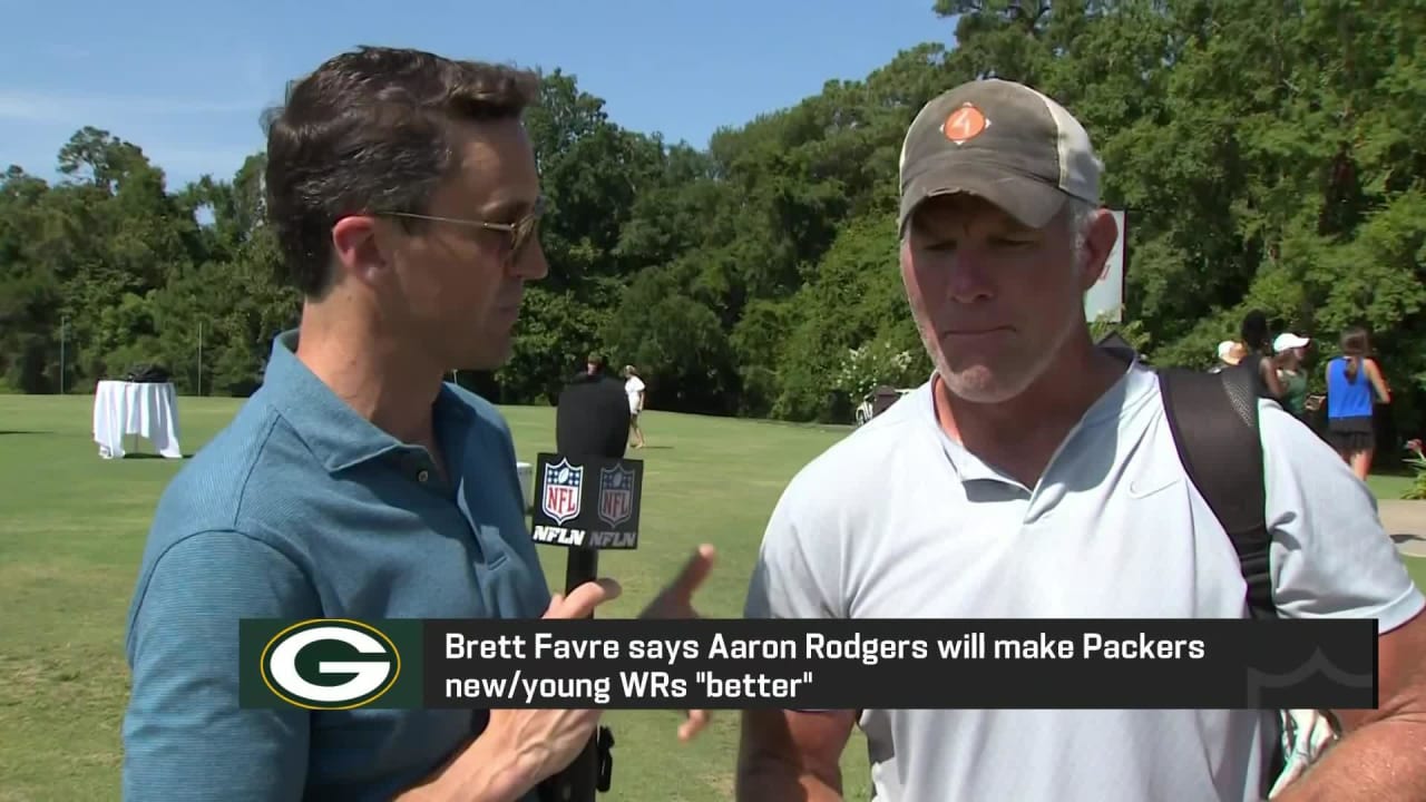 Brett Favre forecasts a Davante Adams dip without Aaron Rodgers