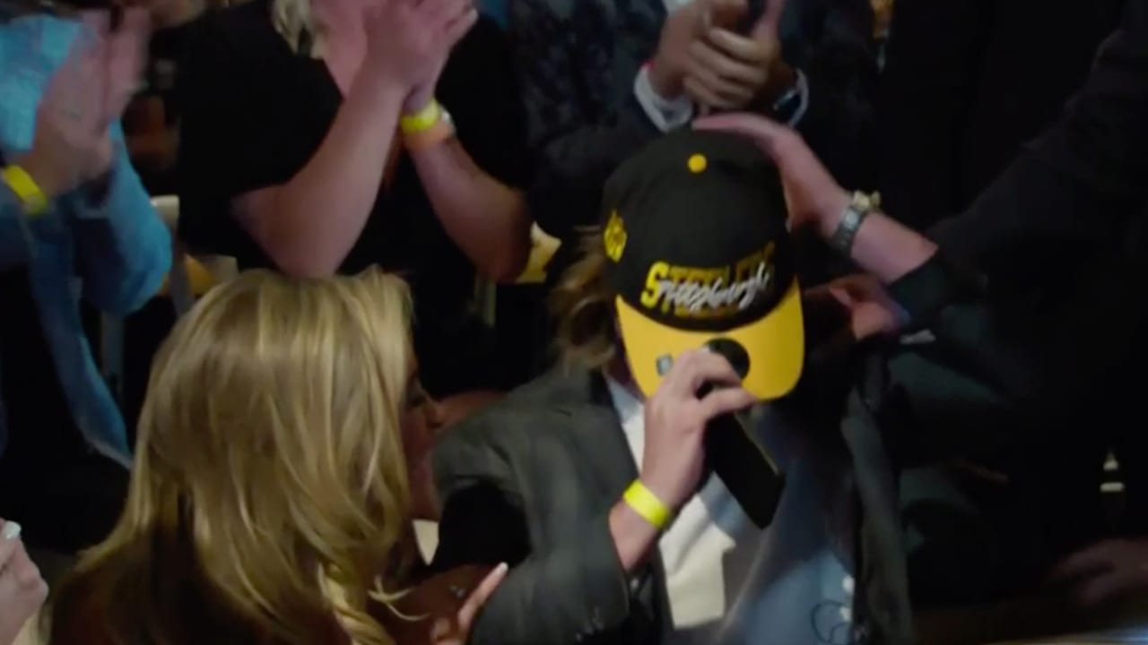 Watch Kenny Pickett react to being the Steelers No. 1 draft pick - Behind  the Steel Curtain