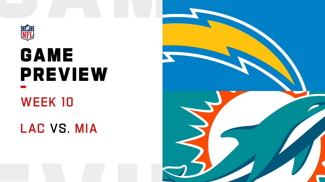 Los Angeles Chargers vs. Miami Dolphins preview Week 10