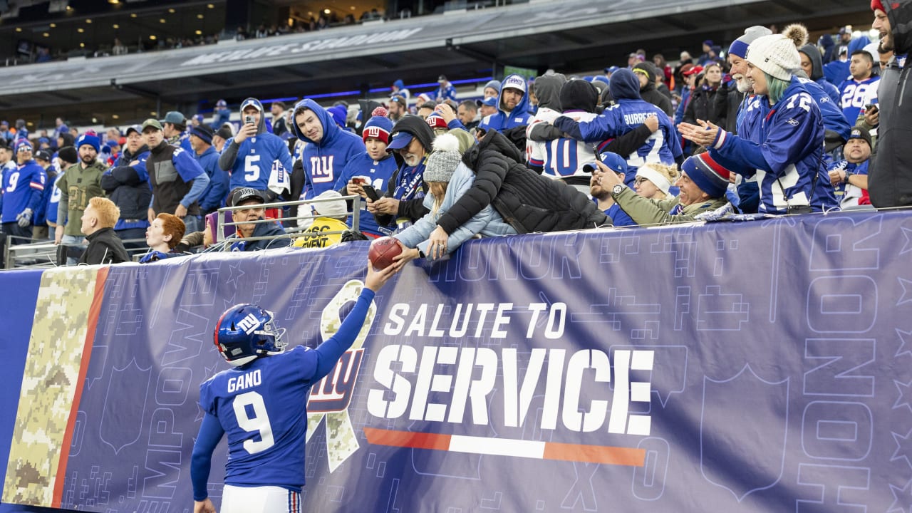 Nfl salute clearance to service giants