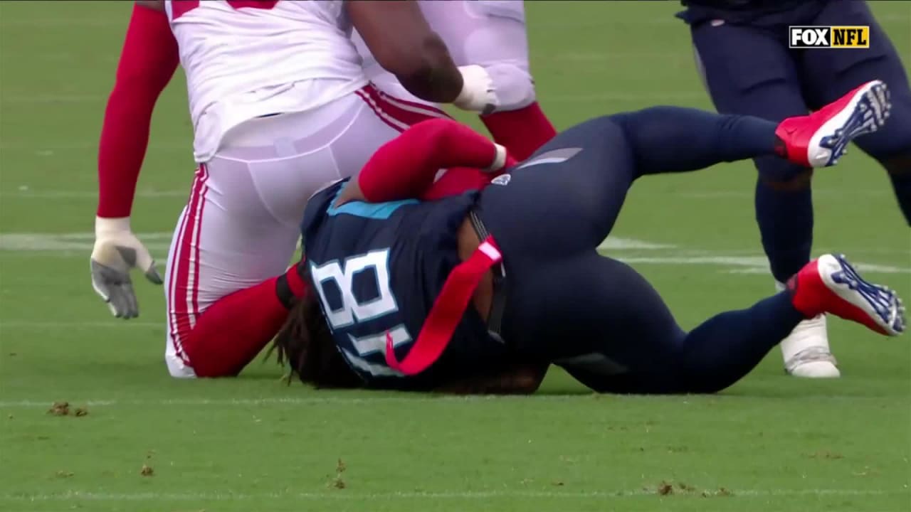 Tennessee Titans defensive tackle Jeffery Simmons delivers monstrous