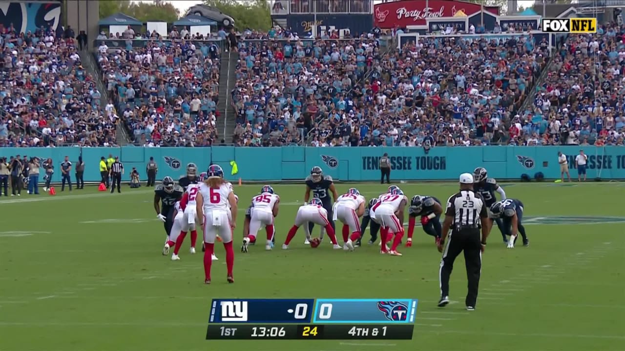 Tennessee Titans wide receiver Kyle Philips (18) watches his team