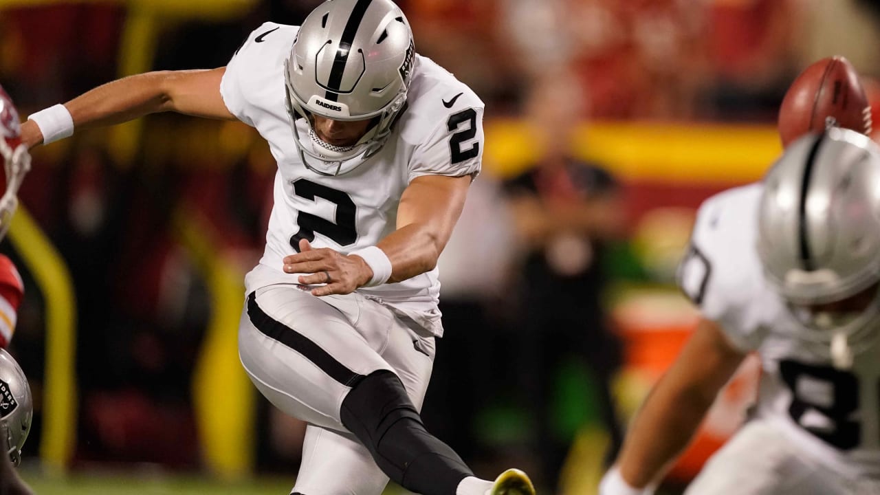 Las Vegas Raiders Daniel Carlson's jersey retired by alma mater - Sports  Illustrated Las Vegas Raiders News, Analysis and More