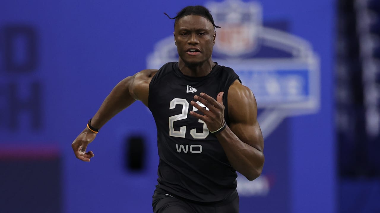 George Pickens at the NFL Combine 