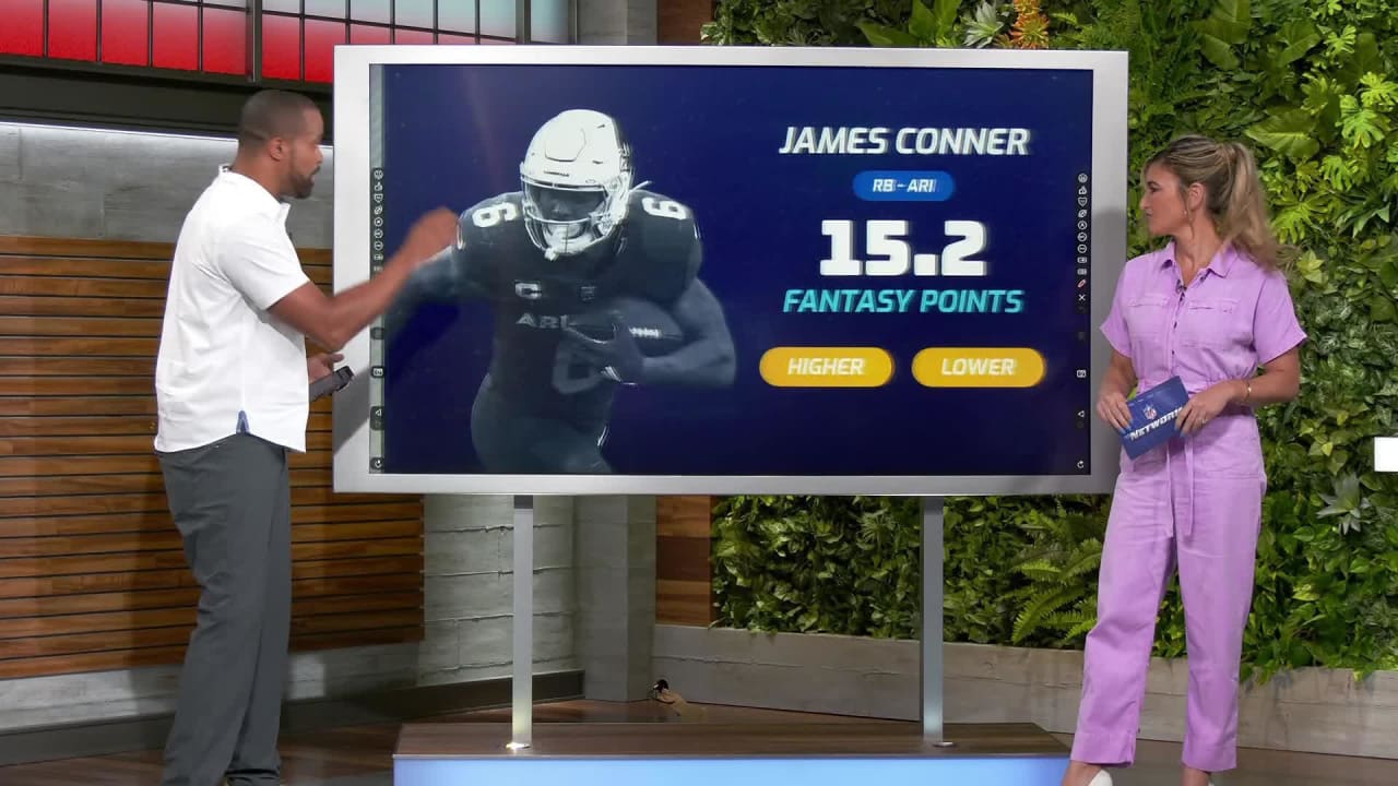 Projecting James Conner's point total in Week 4