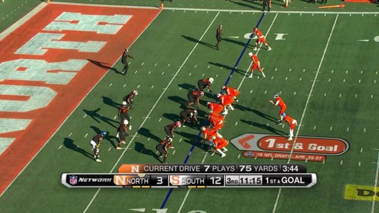 Jaylon Ferguson chases down Daniel Jones for the sack
