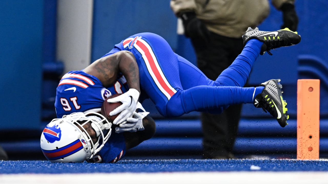 The Checkdown on X: Josh Allen did John Brown's celebration after Brown  threw him a TD 