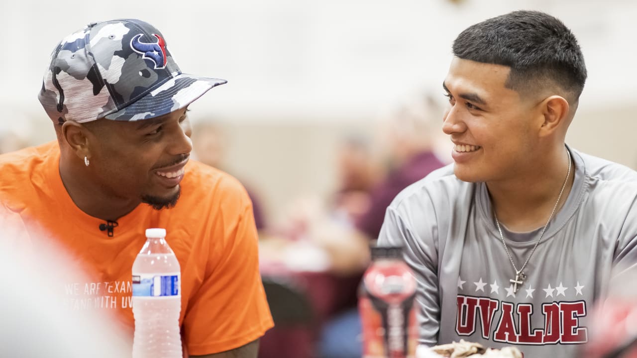 Texans surprise Uvalde High School football team with new uniforms