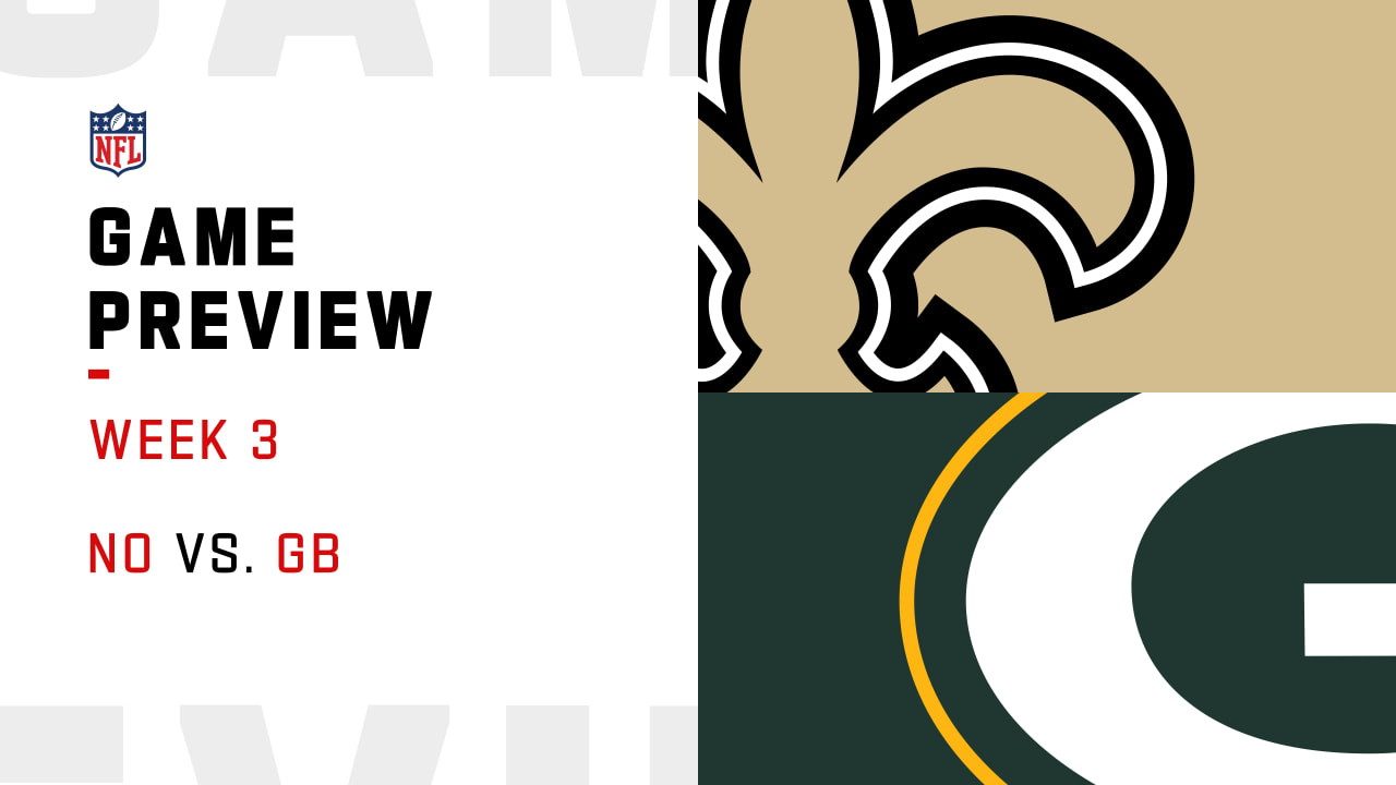 What time is the New Orleans Saints vs. Green Bay Packers game